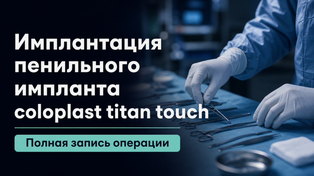 Запись всей операции | Фаллопротезирование Titan